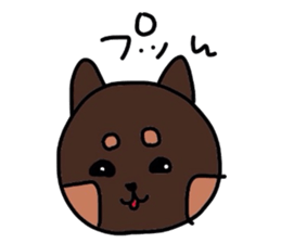 kuno black dog sticker #5756827