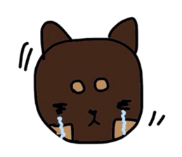 kuno black dog sticker #5756844