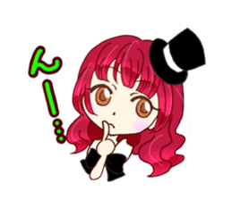 KAWAII girls everyday sticker #5757375