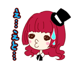 KAWAII girls everyday sticker #5757376