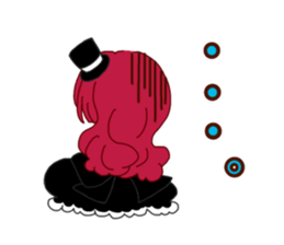 KAWAII girls everyday sticker #5757378