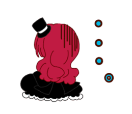 KAWAII girls everyday sticker #5757378