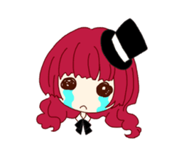 KAWAII girls everyday sticker #5757379