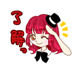 KAWAII girls everyday sticker #5757381