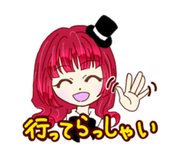 KAWAII girls everyday sticker #5757382