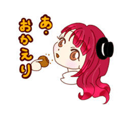 KAWAII girls everyday sticker #5757383