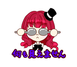 KAWAII girls everyday sticker #5757384