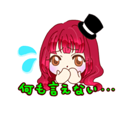 KAWAII girls everyday sticker #5757385