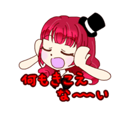 KAWAII girls everyday sticker #5757386