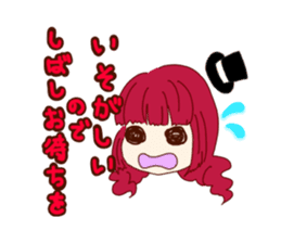 KAWAII girls everyday sticker #5757387
