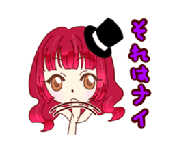 KAWAII girls everyday sticker #5757388