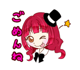 KAWAII girls everyday sticker #5757390