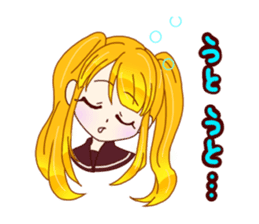 KAWAII girls everyday sticker #5757393