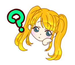 KAWAII girls everyday sticker #5757394