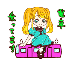 KAWAII girls everyday sticker #5757404