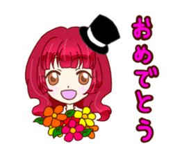 KAWAII girls everyday sticker #5757407