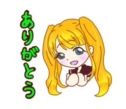KAWAII girls everyday sticker #5757408