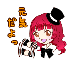 KAWAII girls everyday sticker #5757410