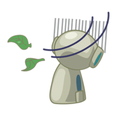 Leopold the Robot sticker #5757952