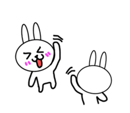 Girls of kawaii rabbit sticker #5758415