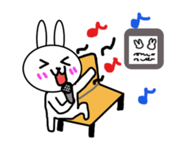 Girls of kawaii rabbit sticker #5758421