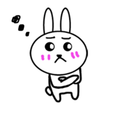 Girls of kawaii rabbit sticker #5758428