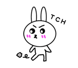 Girls of kawaii rabbit sticker #5758429