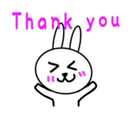 Girls of kawaii rabbit sticker #5758435