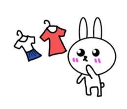 Girls of kawaii rabbit sticker #5758443