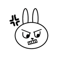 Girls of kawaii rabbit sticker #5758445