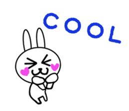 Girls of kawaii rabbit sticker #5758446