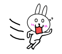 Girls of kawaii rabbit sticker #5758447