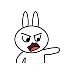 Girls of kawaii rabbit sticker #5758449