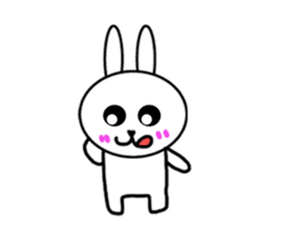 Girls of kawaii rabbit sticker #5758451