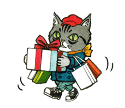 Kabu the cat man sticker #5758653
