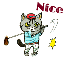 Kabu the cat man sticker #5758657