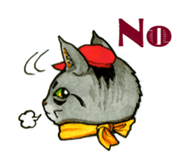 Kabu the cat man sticker #5758660