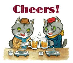 Kabu the cat man sticker #5758677