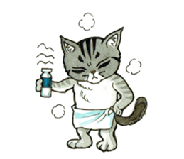 Kabu the cat man sticker #5758683