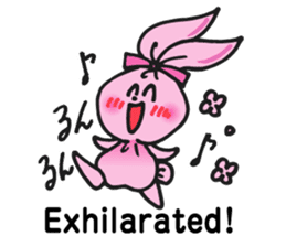Pimo, the bunny made of a handkerchief! sticker #5759061