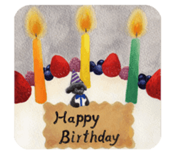 Parti poodle Latte's family & friends sticker #5759097