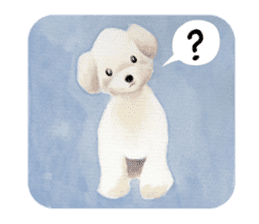 Parti poodle Latte's family & friends sticker #5759105