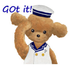 Parti poodle Latte's family & friends sticker #5759116