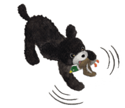 Parti poodle Latte's family & friends sticker #5759125