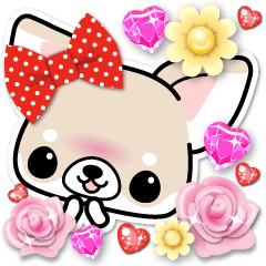 Chihuahua 3D Sticker ( English )