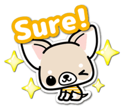 Chihuahua 3D Sticker ( English ) sticker #5759295