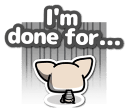 Chihuahua 3D Sticker ( English ) sticker #5759306