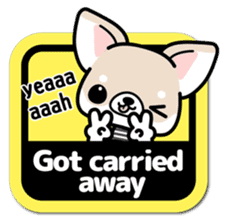 Chihuahua 3D Sticker ( English ) sticker #5759330