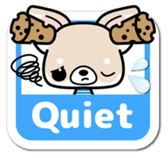 Chihuahua 3D Sticker ( English ) sticker #5759331