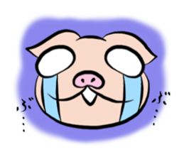 Pig nose friend sticker #5759459